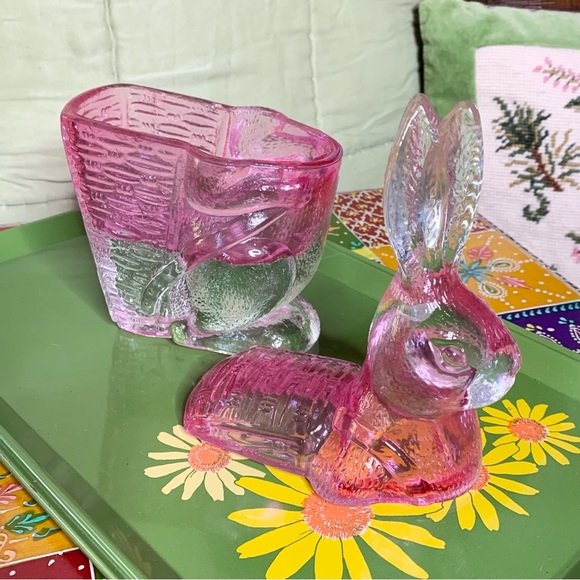 Zabkowice Glass Bunny Dish - Picture 2 of 10
